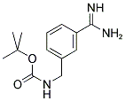 (3-CARBAMIMIDOYL-BENZYL)-CARBAMIC ACID TERT-BUTYL ESTER Struktur