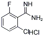 2-CHLORO-6-FLUORO-BENZAMIDINE HYDROCHLORIDE Struktur