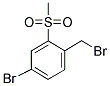 4-BROMO-1-(BROMOMETHYL)-2-(METHYLSULFONYL)BENZENE Struktur