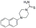 4-(2-NAPHTHYL)PIPERAZINE-1-CARBOTHIOAMIDE Struktur