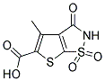 4-METHYL-3-OXO-2,3-DIHYDROTHIENO[3,2-D]ISOTHIAZOLE-5-CARBOXYLIC ACID 1,1-DIOXIDE Struktur