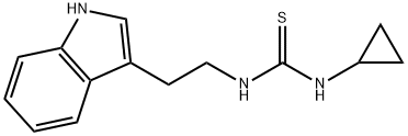 N-CYCLOPROPYL-N'-[2-(1H-INDOL-3-YL)ETHYL]THIOUREA Struktur