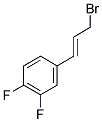 3,4-DIFLUOROCINNAMYL BROMIDE Struktur