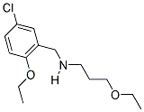 N-(5-CHLORO-2-ETHOXYBENZYL)-3-ETHOXYPROPAN-1-AMINE Struktur