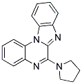 6-PYRROLIDIN-1-YL-5,7,11B-TRIAZA-BENZO[C]FLUORENE Struktur