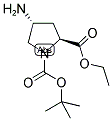 (2S, 4R)-4-AMINO-1-[T-BUTOXYCARBONYL]PYRROLIDINE-2-ETHYLCARBOXYLATE Struktur