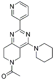 1-(4-PIPERIDIN-1-YL-2-PYRIDIN-3-YL-7,8-DIHYDRO-5H-PYRIDO[4,3-D]PYRIMIDIN-6-YL)-ETHANONE Struktur