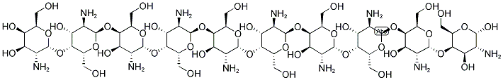 ALPHA-1,4-D-GALACTOSAMINE DECAMER Struktur