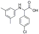 (4-CHLORO-PHENYL)-(3,5-DIMETHYL-PHENYLAMINO)-ACETIC ACID Struktur