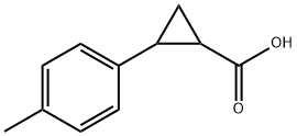 2-P-TOLYL-CYCLOPROPANECARBOXYLIC ACID Struktur