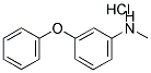 (3-PHENOXYPHENYL)METHYLAMINE HYDROCHLORIDE Struktur