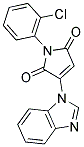 3-(1H-BENZIMIDAZOL-1-YL)-1-(2-CHLOROPHENYL)-1H-PYRROLE-2,5-DIONE Struktur