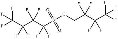 1H,1H-HEPTAFLUOROBUTYL NONAFLUOROBUTANESULFONATE Struktur