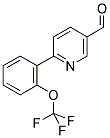 6-(2-TRIFLUOROMETHOXY-PHENYL)-PYRIDINE-3-CARBALDEHYDE Struktur