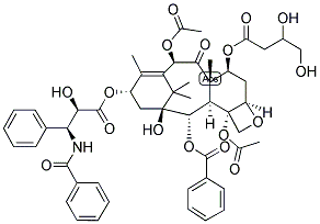 7-(2',3''-DIHYDROXYPROPYL CARBONOXY)PACLITAXEL Struktur