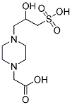 [4-(2-HYDROXY-3-SULFO-PROPYL)-PIPERAZIN-1-YL]-ACETIC ACID Struktur