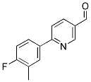 6-(4-FLUORO-3-METHYL-PHENYL)-PYRIDINE-3-CARBALDEHYDE Struktur