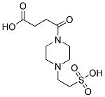 4-OXO-4-[4-(2-SULFO-ETHYL)-PIPERAZIN-1-YL]-BUTYRIC ACID Struktur