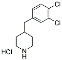 4-(3,4-DICHLOROBENZYL)PIPERIDINE HYDROCHLORIDE Struktur