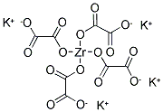 POTASSIUM TETRAOXALATOZIRCONATE(IV) Struktur