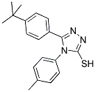 5-(4-TERT-BUTYLPHENYL)-4-(4-METHYLPHENYL)-4H-1,2,4-TRIAZOLE-3-THIOL Struktur