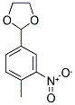 2-(4-METHYL-3-NITROPHENYL)-DIOXALANE Struktur