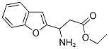 3-AMINO-3-BENZOFURAN-2-YL-PROPIONIC ACID ETHYL ESTER Struktur