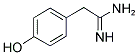 2-(4-HYDROXY-PHENYL)-ACETAMIDINE Struktur