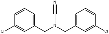 N,N-BIS(3-CHLOROBENZYL)CYANAMIDE Struktur