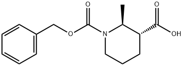 2S,3R-1-CBZ-2-METHYL-PIPERIDINE-3-CARBOXYLIC ACID Struktur