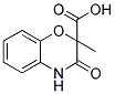 2-METHYL-3-OXO-3,4-DIHYDRO-2H-BENZO[1,4]OXAZINE-2-CARBOXYLIC ACID Struktur