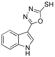 5-(1H-INDOL-3-YL)-[1,3,4]OXADIAZOLE-2-THIOL Struktur