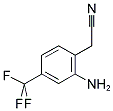 2-AMINO-4-TRIFLUORO PHENYLACETONITRILE Struktur