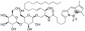 BODIPY(R) FL C5-LACTOSYLCERAMIDE COMPLEXED TO BSA Struktur