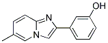 3-(6-METHYLIMIDAZO[1,2-A]PYRIDIN-2-YL)PHENOL Struktur