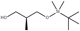 (2S)-3-([TERT-BUTYL(DIMETHYL)SILYL]OXY)-2-METHYLPROPAN-1-OL Struktur