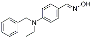 4-[BENZYL(ETHYL)AMINO]BENZALDEHYDE OXIME Struktur