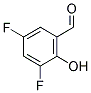 3,5-DIFLUORO-2-HYDROXYBENZALDEHYDE Struktur