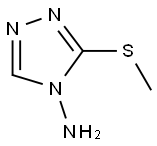 3-(METHYLSULFANYL)-4H-1,2,4-TRIAZOL-4-AMINE Struktur