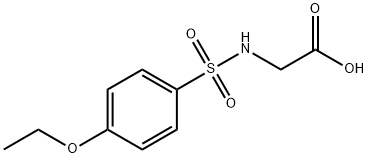 (4-ETHOXY-BENZENESULFONYLAMINO)-ACETIC ACID Struktur