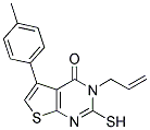 3-ALLYL-2-MERCAPTO-5-P-TOLYL-3H-THIENO[2,3-D]PYRIMIDIN-4-ONE Struktur