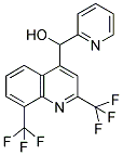 (2,8-BIS-TRIFLUOROMETHYL-QUINOLIN-4-YL)-PYRIDIN-2-YL-METHANOL Struktur