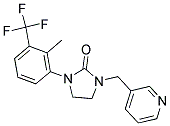 1-[2-METHYL-3-(TRIFLUOROMETHYL)PHENYL]-3-(PYRIDIN-3-YLMETHYL)IMIDAZOLIDIN-2-ONE