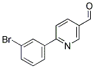 6-(3-BROMO-PHENYL)-PYRIDINE-3-CARBALDEHYDE Struktur