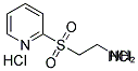 2-(PYRIDINE-2-SULFONYL)ETHYLAMINE DIHYDROCHLORIDE Struktur