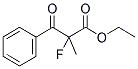 2-FLUORO-2-METHYL-3-OXO-3-PHENYL-PROPIONIC ACID ETHYL ESTER Struktur