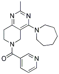 (4-AZEPAN-1-YL-2-METHYL-7,8-DIHYDRO-5H-PYRIDO[4,3-D]PYRIMIDIN-6-YL)-PYRIDIN-3-YL-METHANONE Struktur