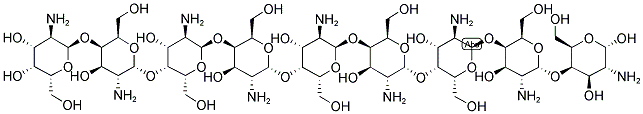 ALPHA-1,4-D-GALACTOSAMINE NONAMER Struktur