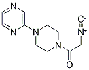 4-(2-PYRAZINYL)-PIPERAZINO-1-ISOCYANO-ACETAMIDE Struktur