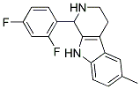 1-(2,4-DIFLUOROPHENYL)-6-METHYL-2,3,4,9-TETRAHYDRO-1H-BETA-CARBOLINE Struktur